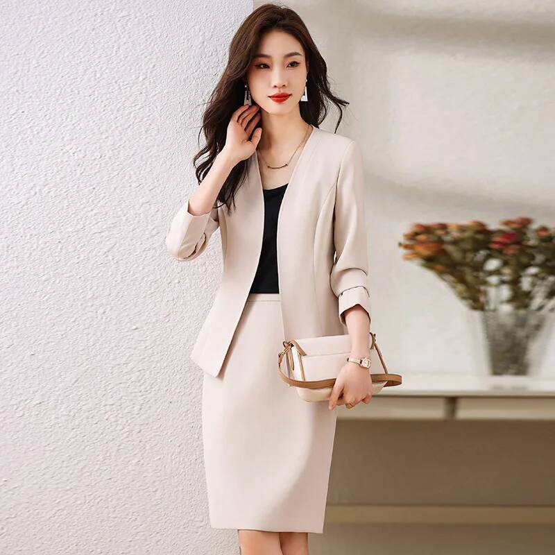 Women Formal Wear Winter - Formal Women Business Suits with Skirt