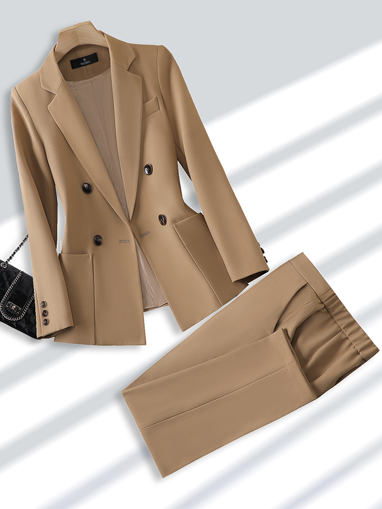 Women Formal Wear Winter - Fashion Ladies Pant Suit Formal Women