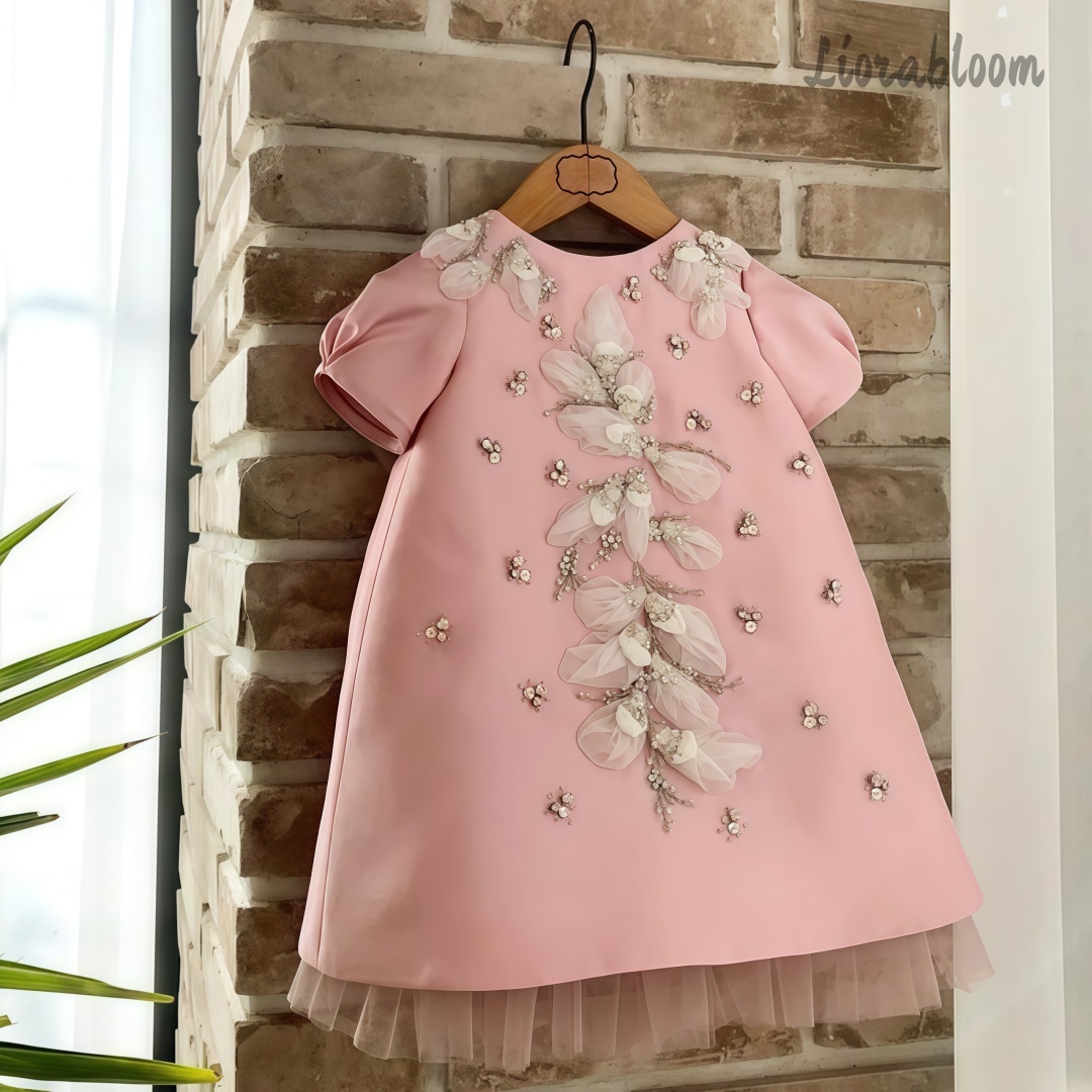 Women Formal Wear H&M - Elaborately Crafted Pink Children's Evening Gown