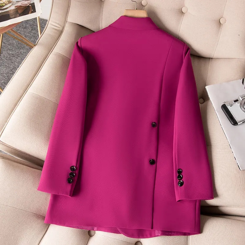 Women Formal Wear Winter - Ladies Formal Blazers 2023 New Rose