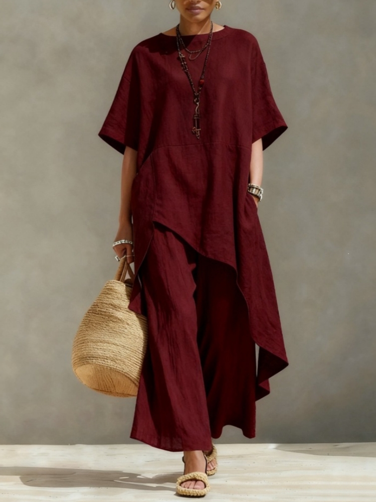 Women Cotton Linen Pant Sets 2 - огляд і ціна Women'S Formal Wear Blouse
