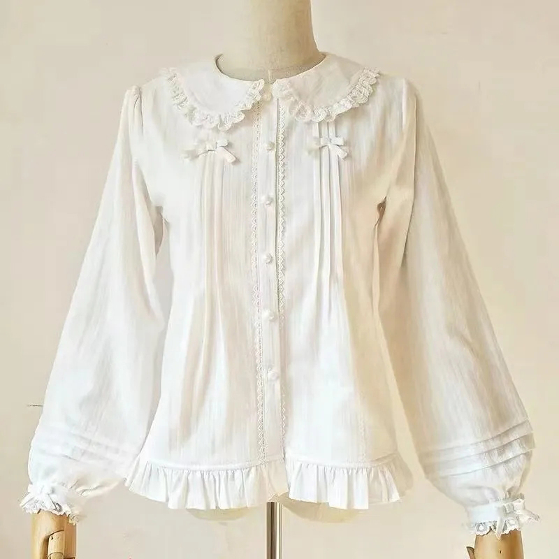 Lolita Cute Whit Shirt Women S - огляд і ціна Women'S Formal Wear Blouse