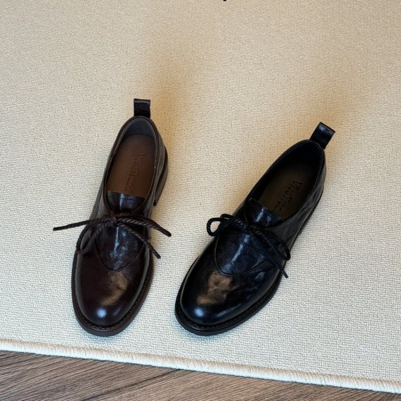 French Vintage Simple Lace-up  - огляд і ціна Kitten Heel Women