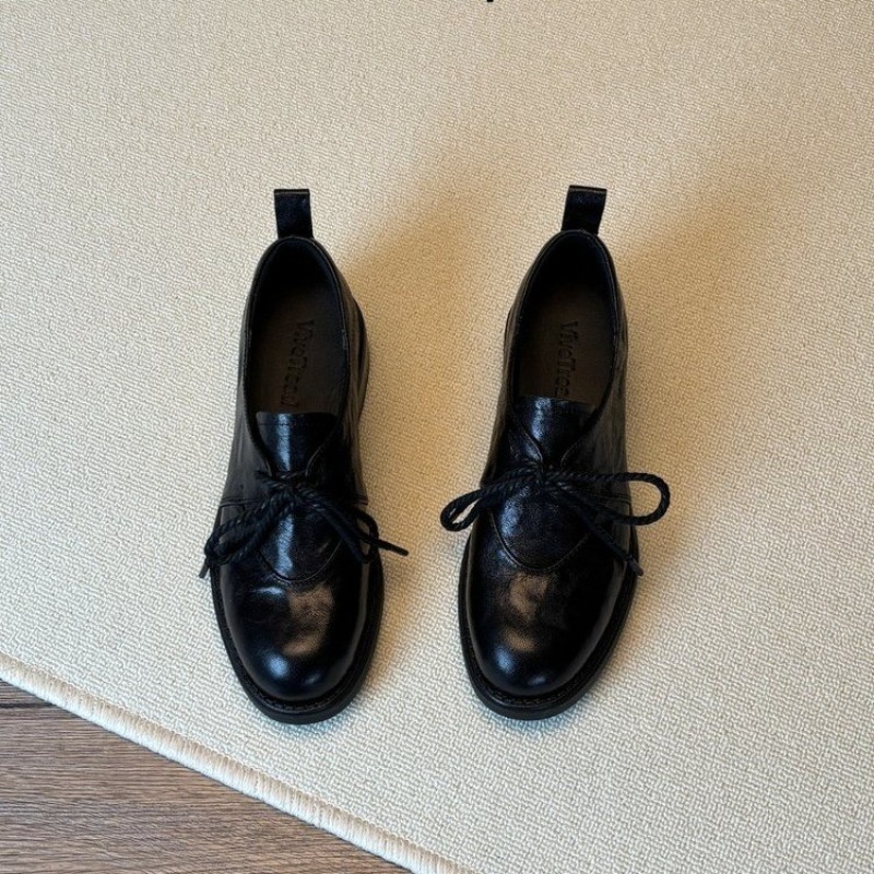 French Vintage Simple Lace-up  - огляд і ціна Kitten Heel Women