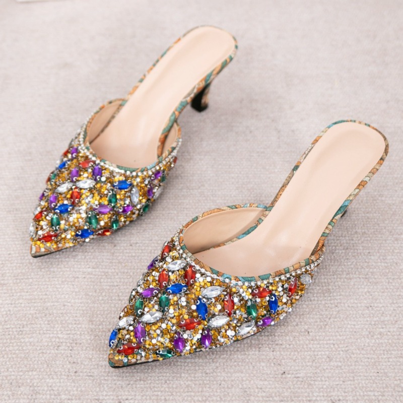 Luxury Rhinestone Kitten Heel  - огляд і ціна Kitten Heel Women