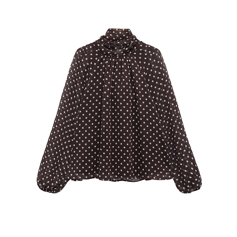 Polka Dot Printed Women Shirt  - огляд і ціна Women'S Formal Wear Blouse