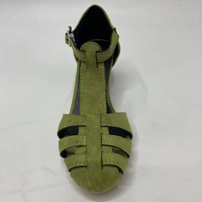 Women's Green Suede Kitten Hee - огляд і ціна Kitten Heel Women