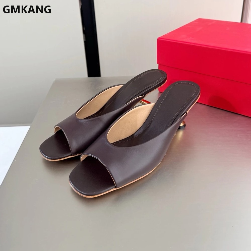 Women’s Square Toe Slip On Mul - огляд і ціна Kitten Heel Women
