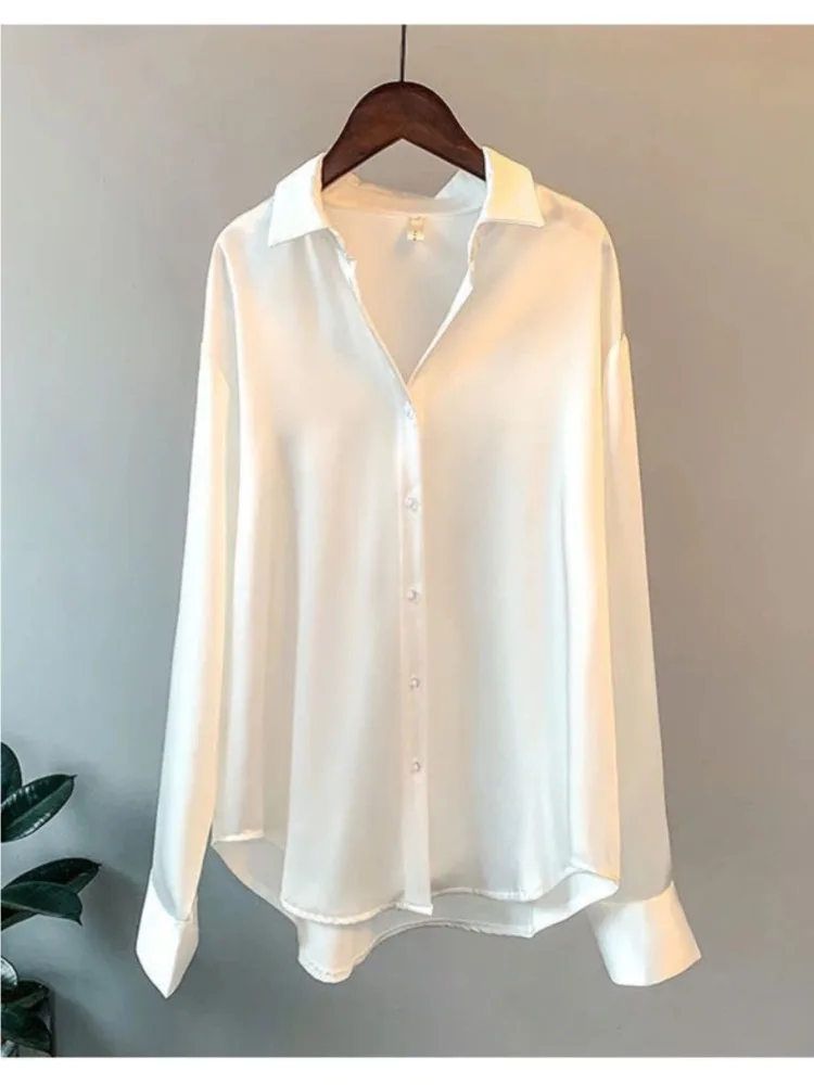 Plus Size Casual Women Silk Sh - огляд і ціна Women'S Formal Wear Blouse