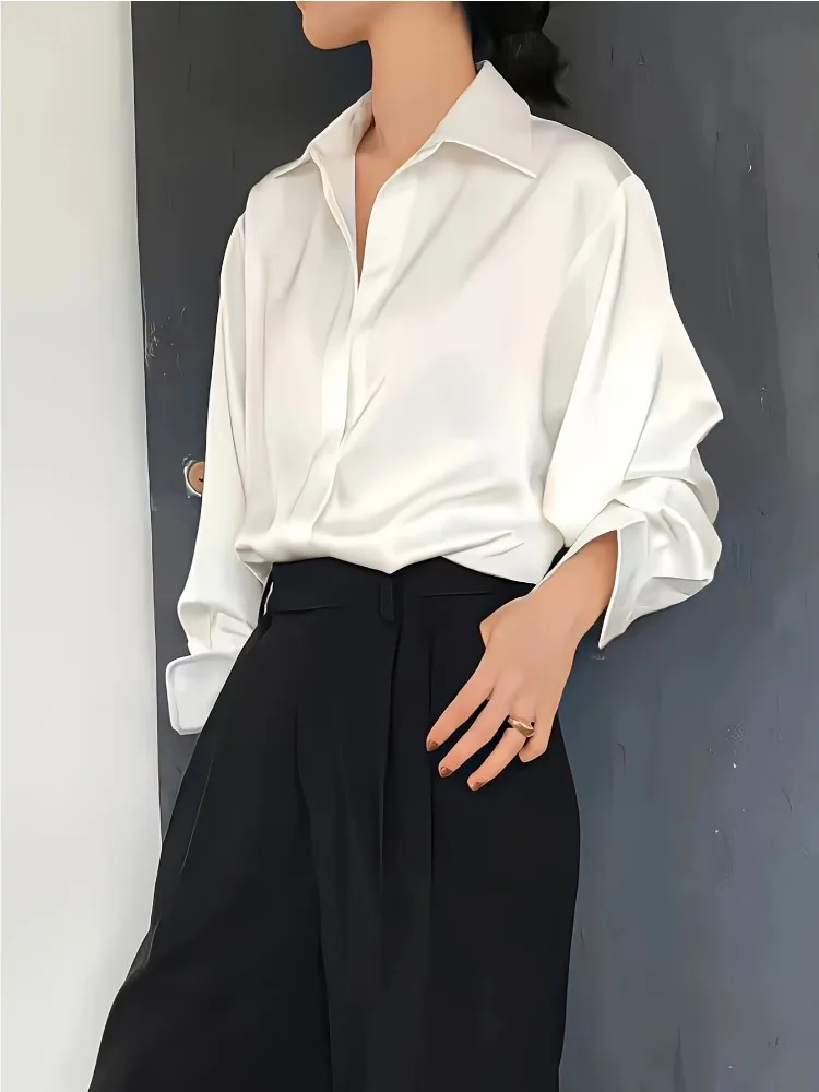 Plus Size Casual Women Silk Sh - огляд і ціна Women'S Formal Wear Blouse