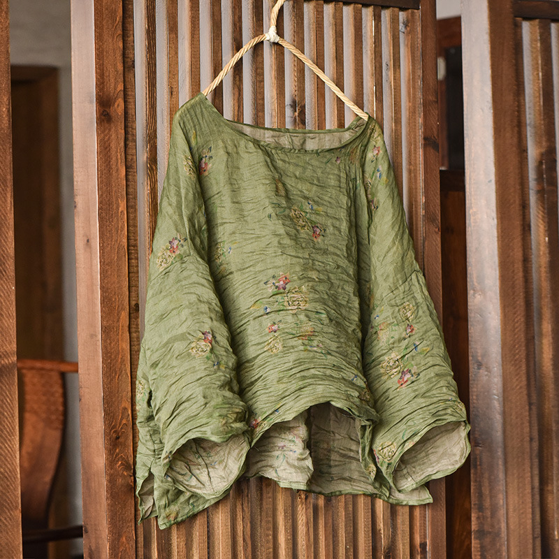 Women Oversize Vintage Ramie O - огляд і ціна Women'S Formal Wear Blouse