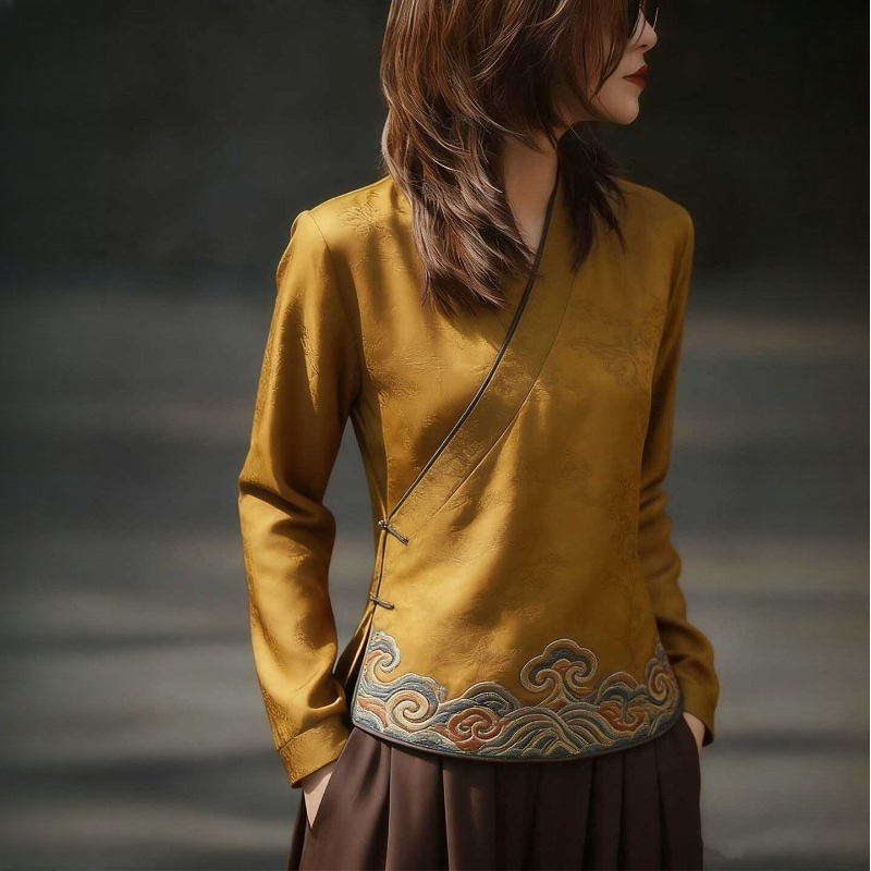 Chinese Style Women's Blouses  - огляд і ціна Women'S Formal Wear Blouse