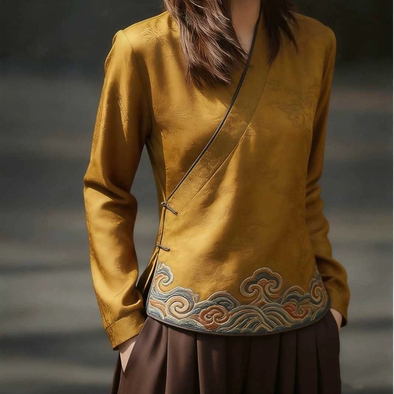 Chinese Style Women's Blouses  - огляд і ціна Women'S Formal Wear Blouse