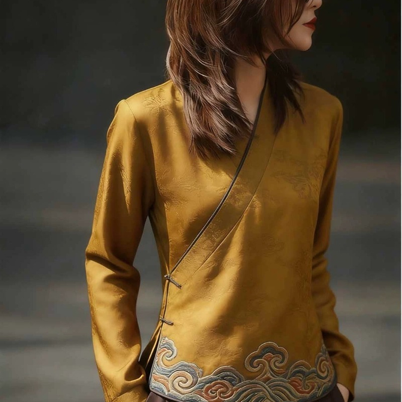 Chinese Style Women's Blouses  - огляд і ціна Women'S Formal Wear Blouse