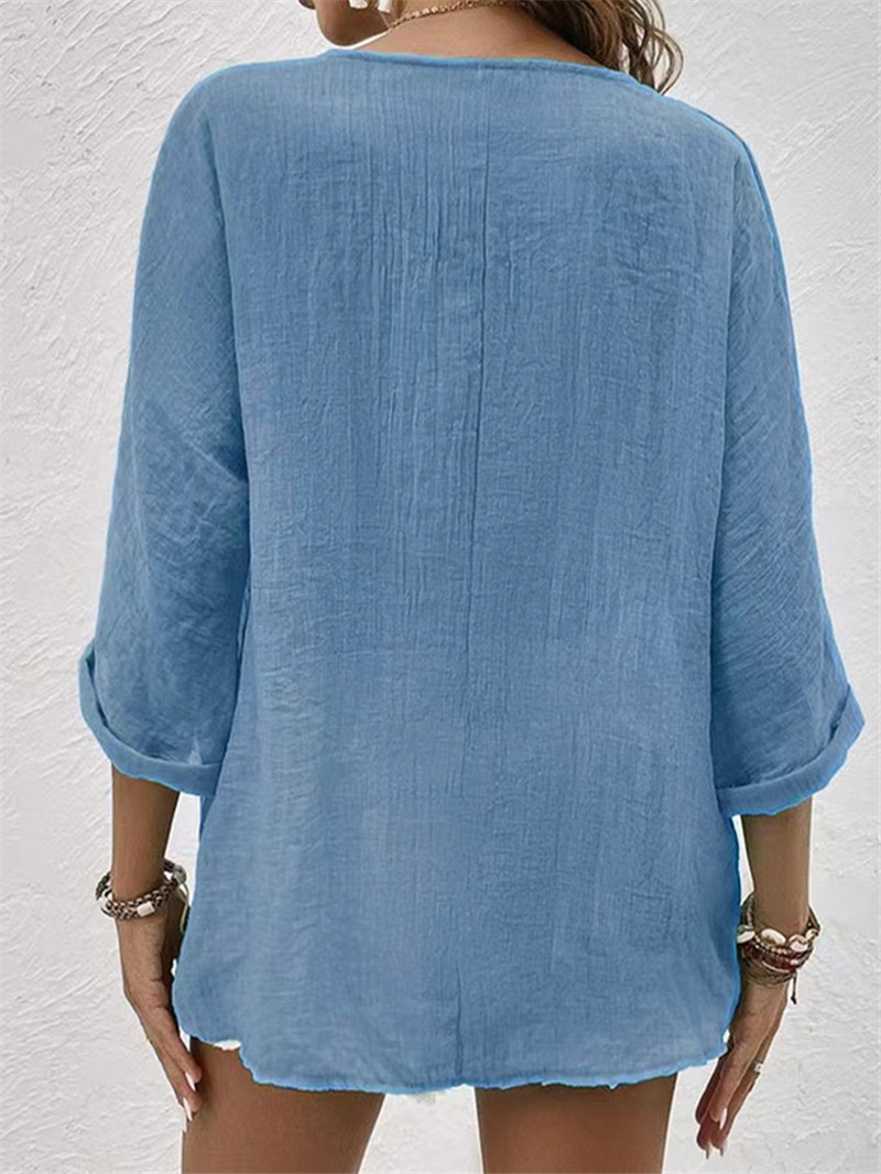 Elegant Buttons Solid Blouse S - огляд і ціна Women'S Formal Wear Blouse