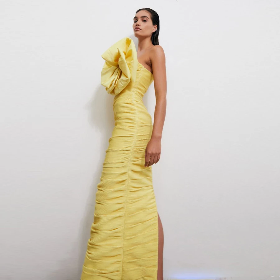 Yellow Arabic Evening Gown Ruc - огляд і ціна Women Formal Wear H&M