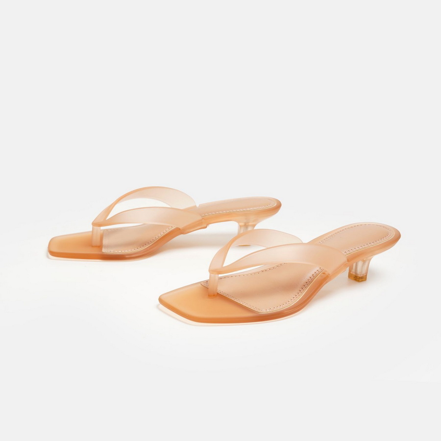 Korean Muted Tone Olive Green  - огляд і ціна Kitten Heel Women