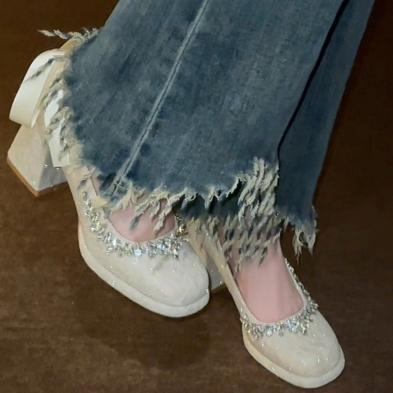 French Mary Jane Block Heel Pu - огляд і ціна Pump Heel Block