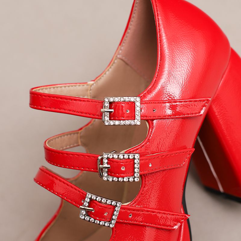 SIMLOVEYO Brand Women Pump Rou - огляд і ціна Pump Heel Block