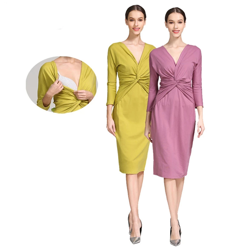 Twist Front Wrap Nursing Mater - огляд і ціна Wrap Dress Work