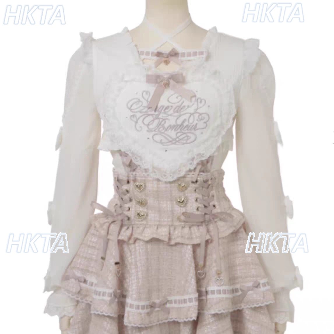 Japanese New Sweet Cute Pink W - огляд і ціна Women'S Formal Wear Blouse